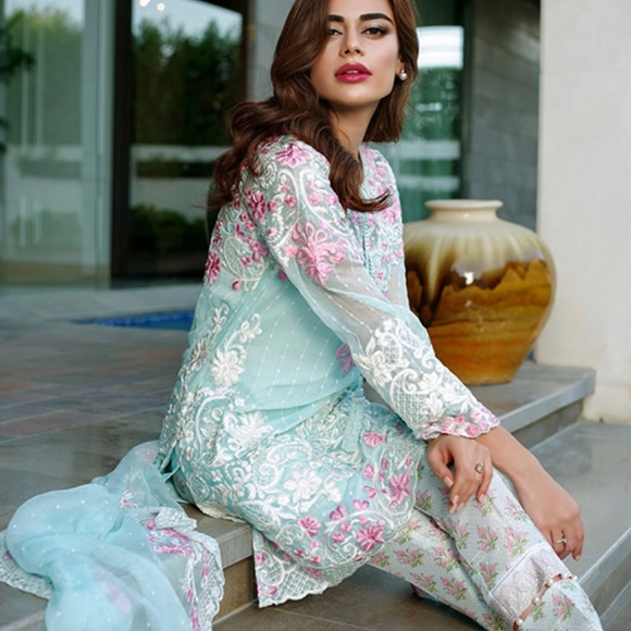 Salwar Kameez Other - Mina Hassan luxury pret Pakistani shalwar kameez